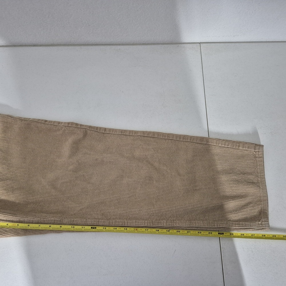 Empyre Pants Mens 34x29 (32T) Tan Corduroy Relax Straight‎ Wide Baggy Leg - Picture 10 of 12